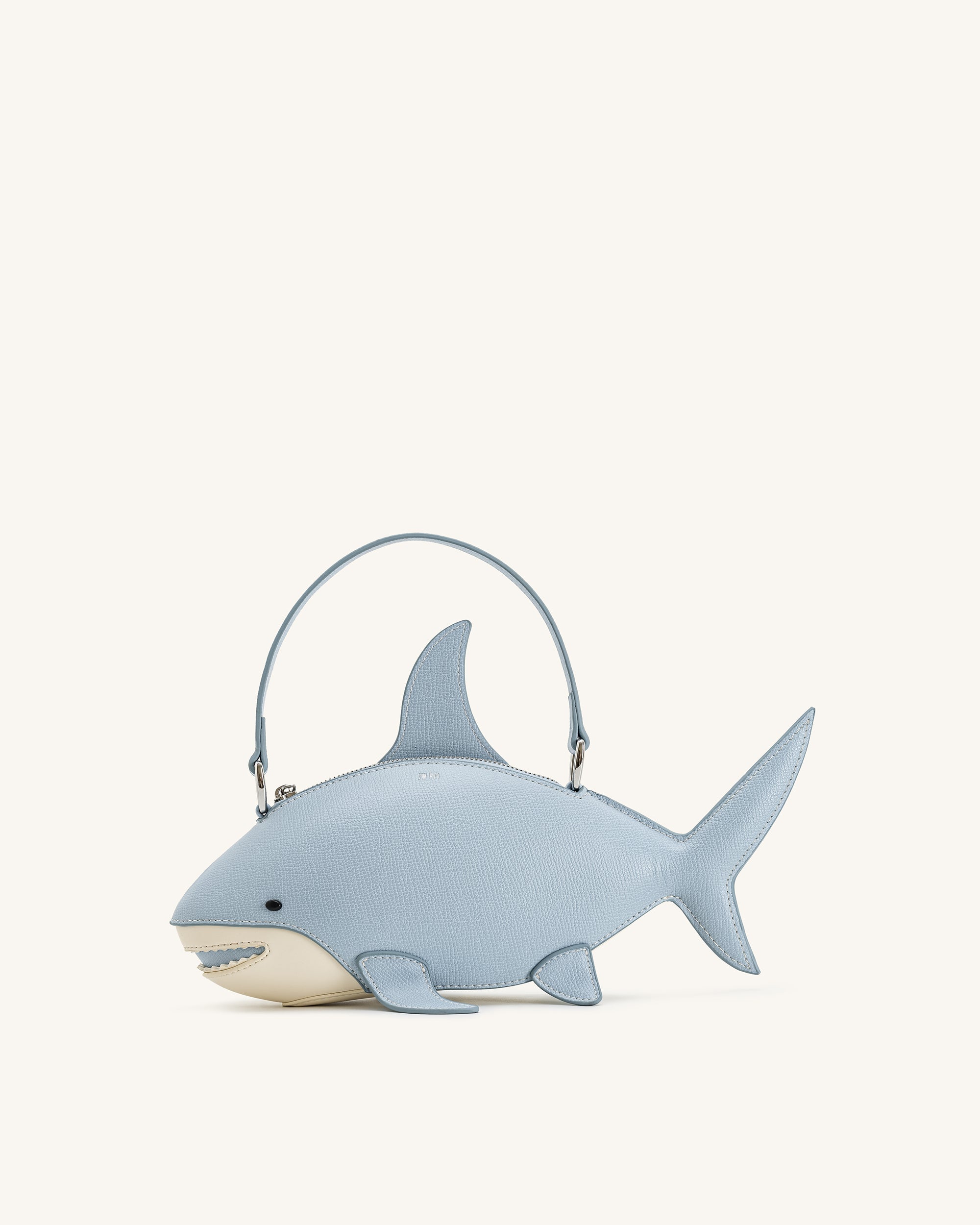 Nerys Shark Look Top Handle Bag - Grey