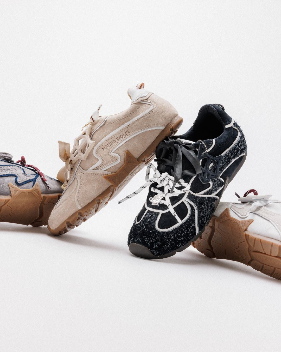 Adored Off White Suede