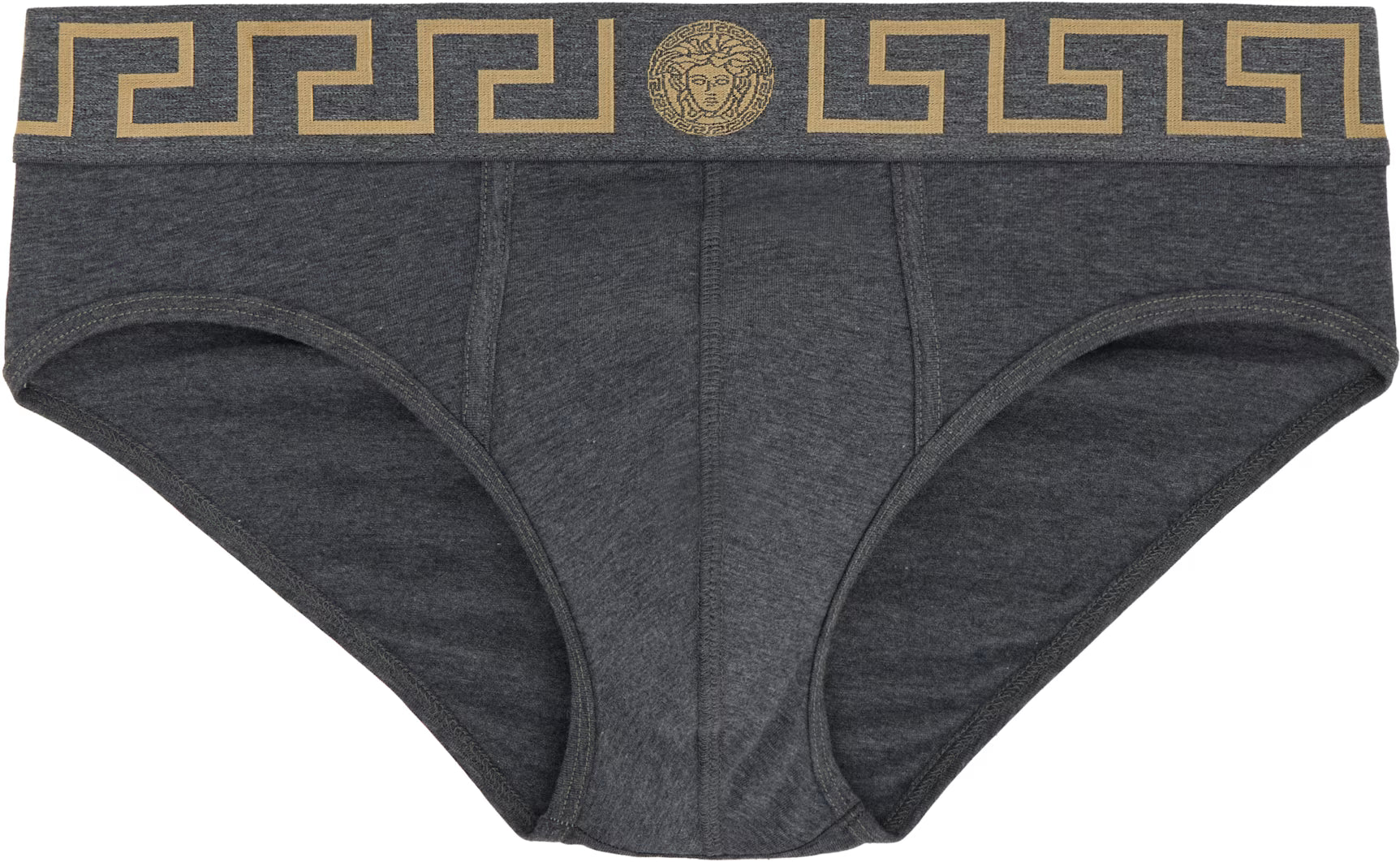 Versace Underwear Three-Pack Multicolor Greca Border Briefs