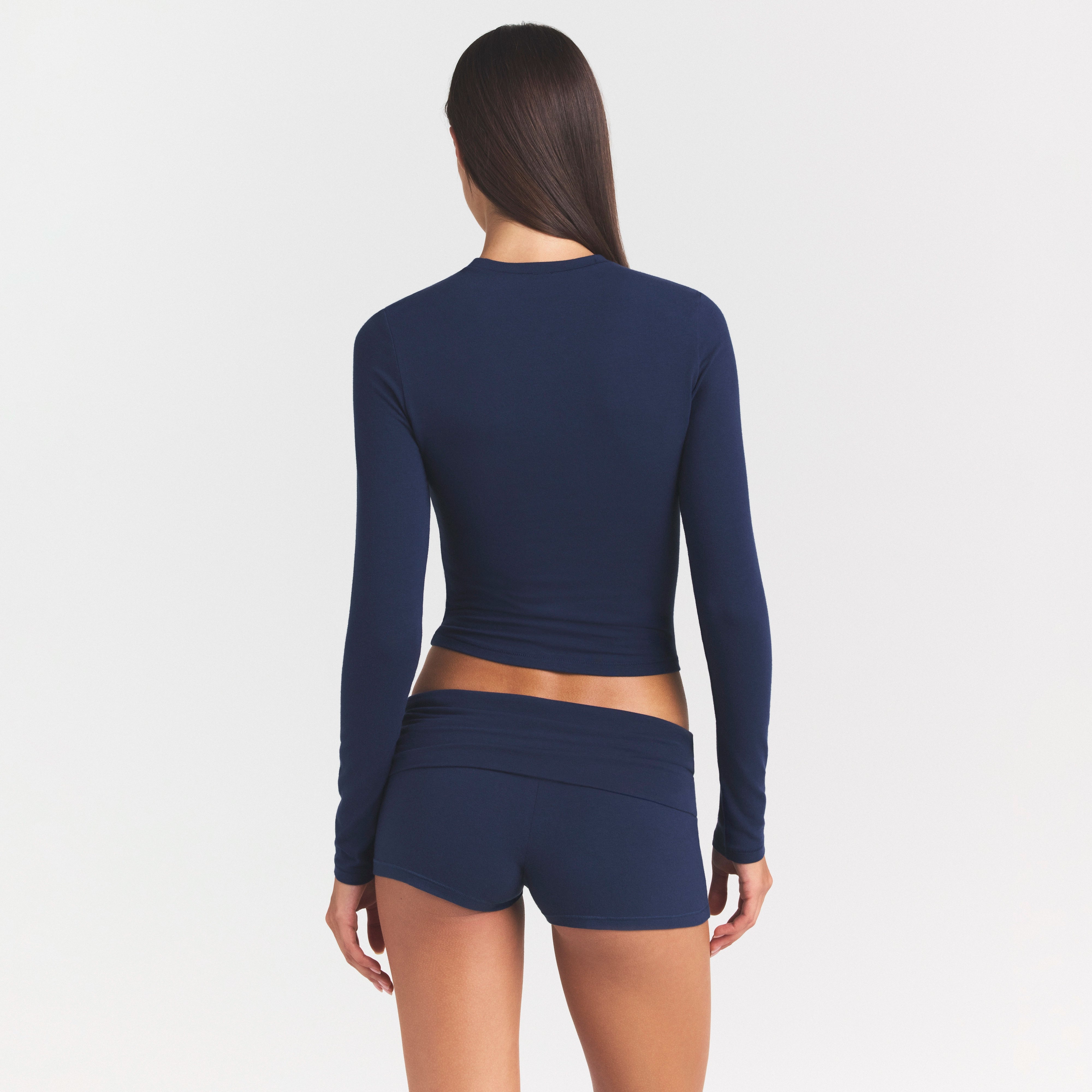 Cotton Jersey Long Sleeve T-shirt