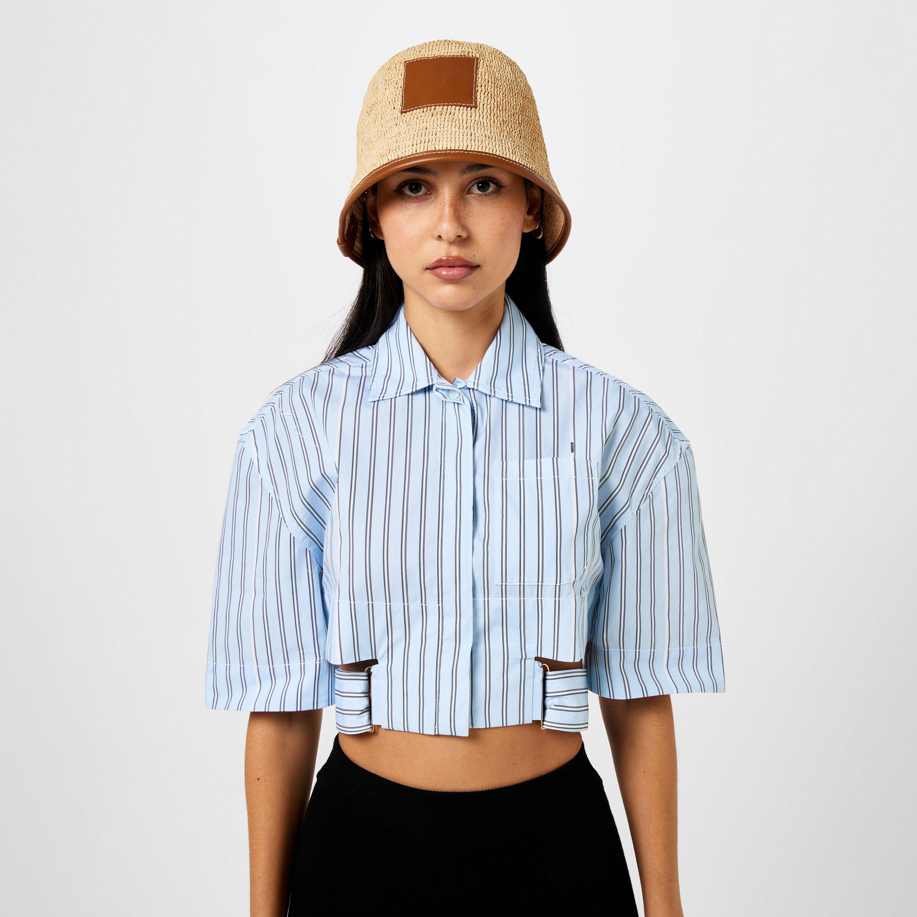 Le Bob Soli Raffia Bucket Hat