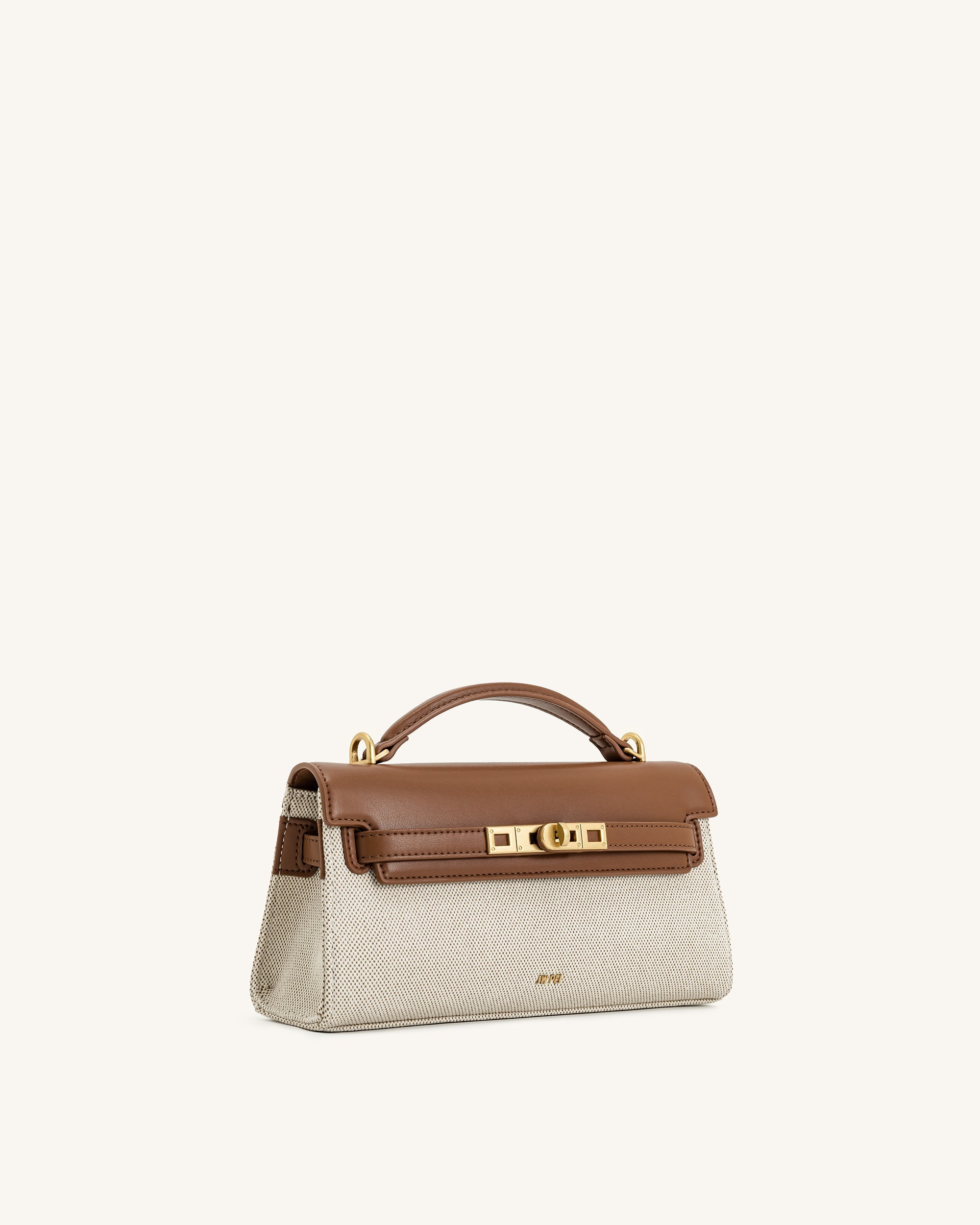 Noor Top Handle Bag - Blue Denim