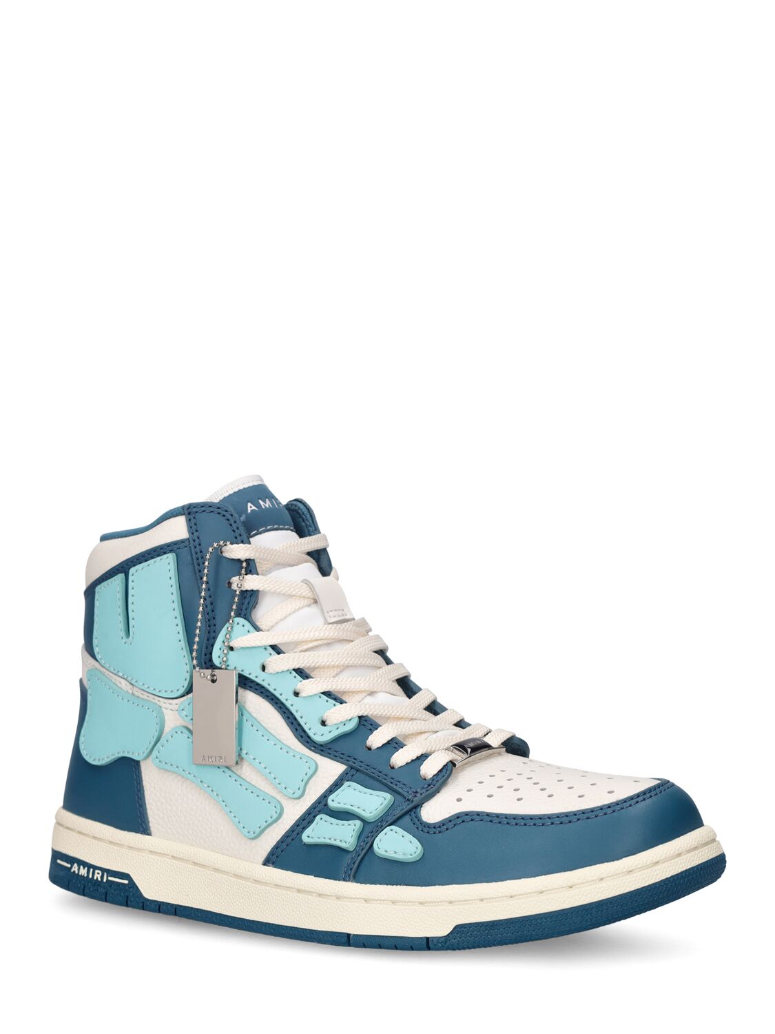 Amiri Amiri 20mm Bone leather sneakers - Size: UK 7 Sneakers | Shop From The Mirage