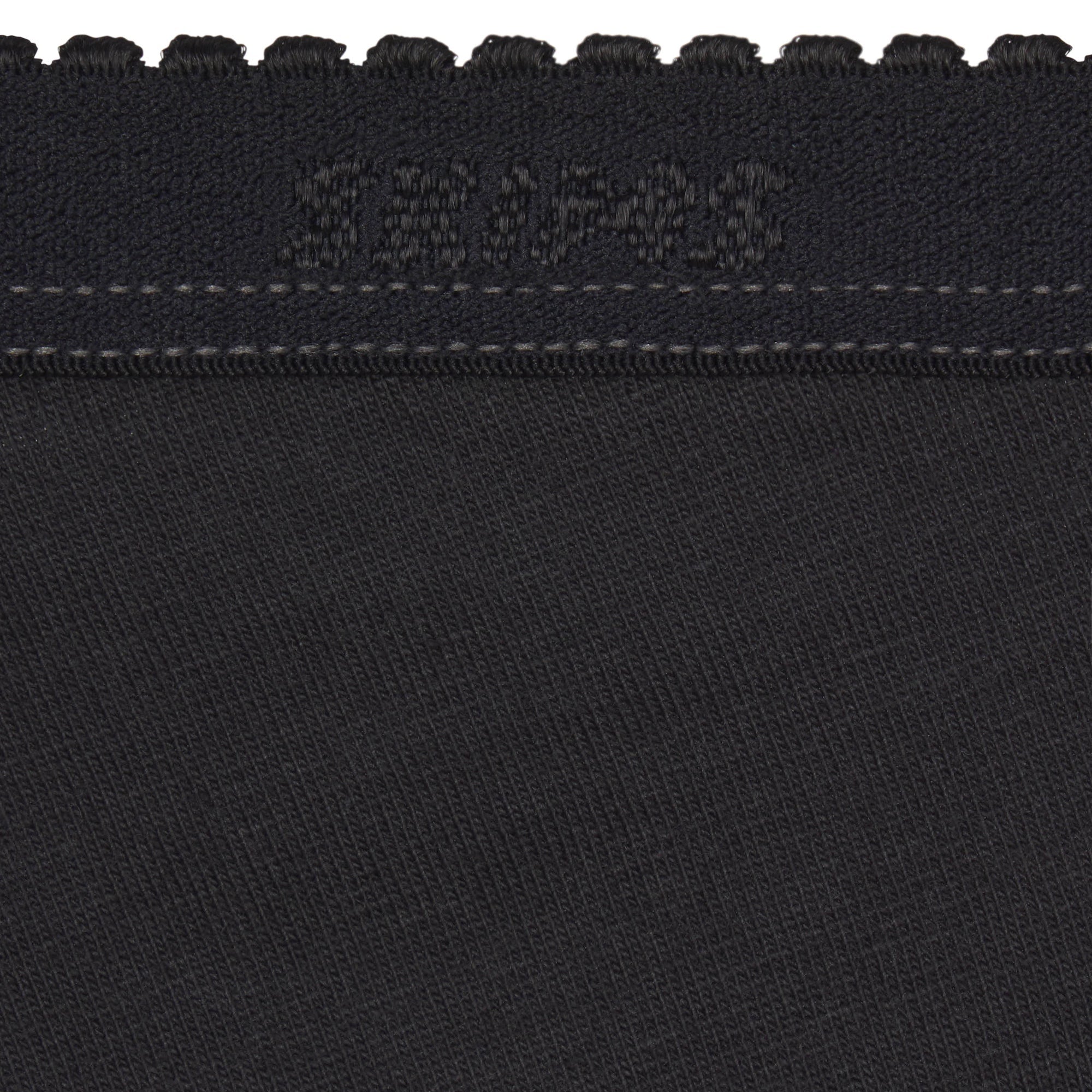 Lightweight Cotton Logo Picot Hipster