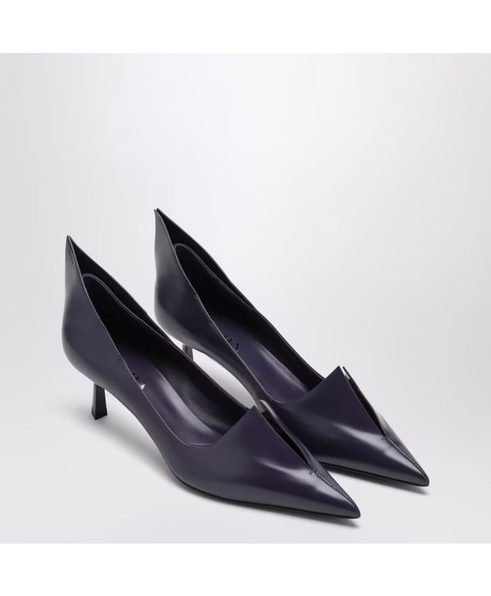 Prada Purple Heeled Shoes