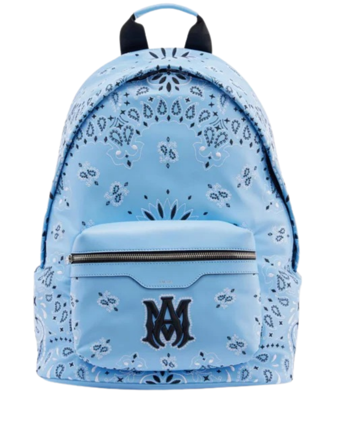 AMIRI BANDANA LEATHER BACKPACK CAROLINA BLUE