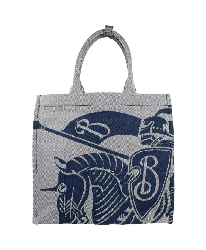 Knight Logo Canvas Tote Bag with Coin Pouch