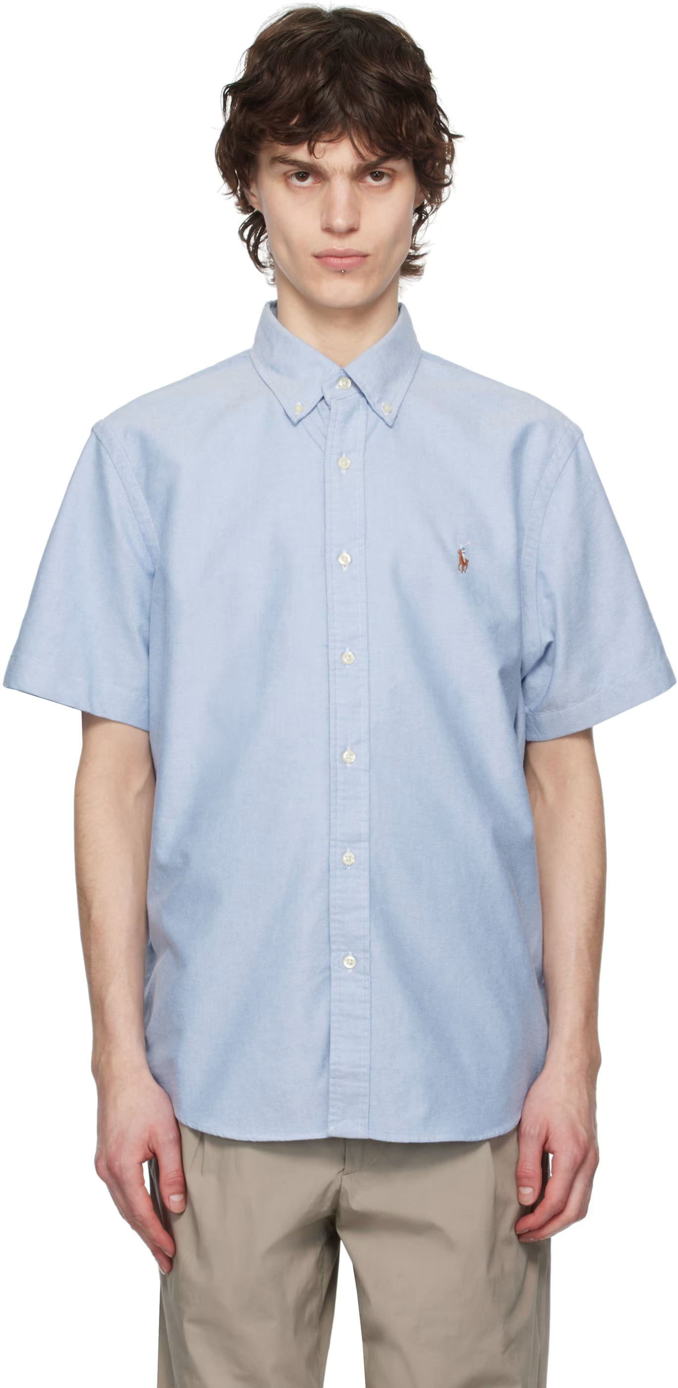 Polo Ralph Lauren Blue Classic Fit Oxford Shirt