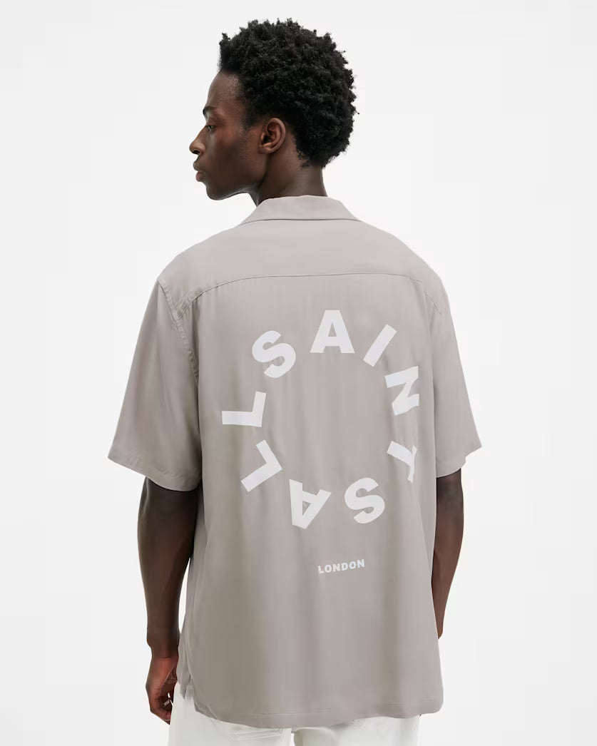 Tierra Logo Print Relaxed Fit Shirt