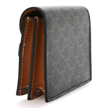 Triomphe Canvas Business Card Holder Tan