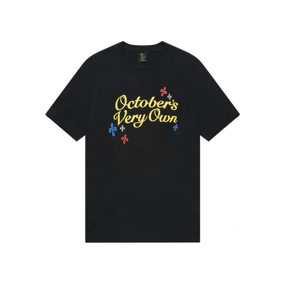 Ovo Ovo Pompom Script Black - Size: L T-Shirts | Shop From The Mirage
