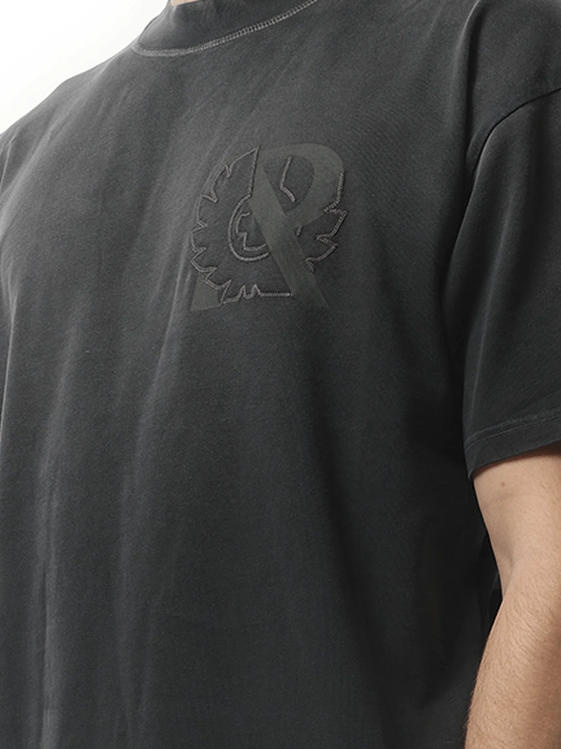 Represent X Belstaff Outline Pheonix T-Shirt in Shadow