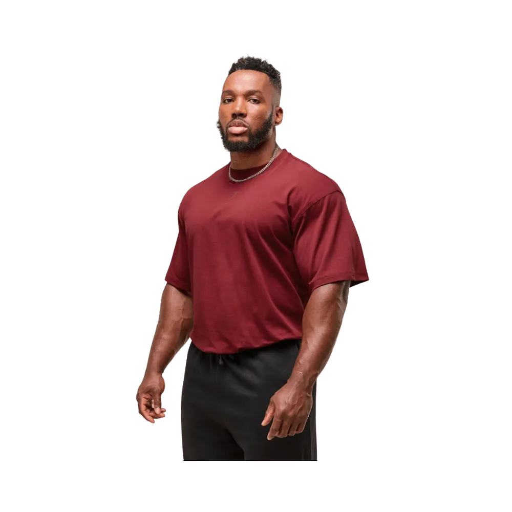Gymshark Power T-Shirt Oversized Fit Sets Red
