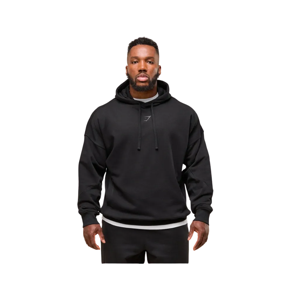 Gymshark Power Hoodie Oversized Fit Black