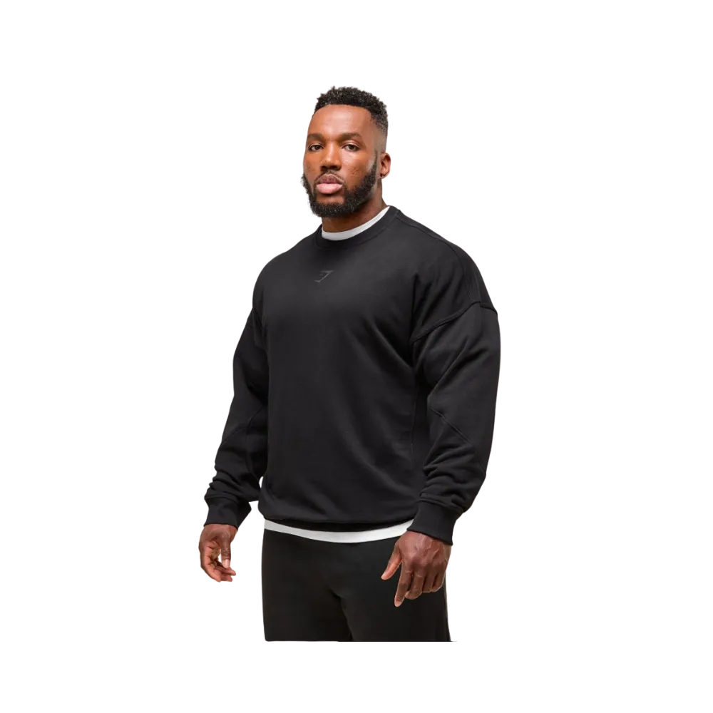 Gymshark Power Crew Oversized Fit Black
