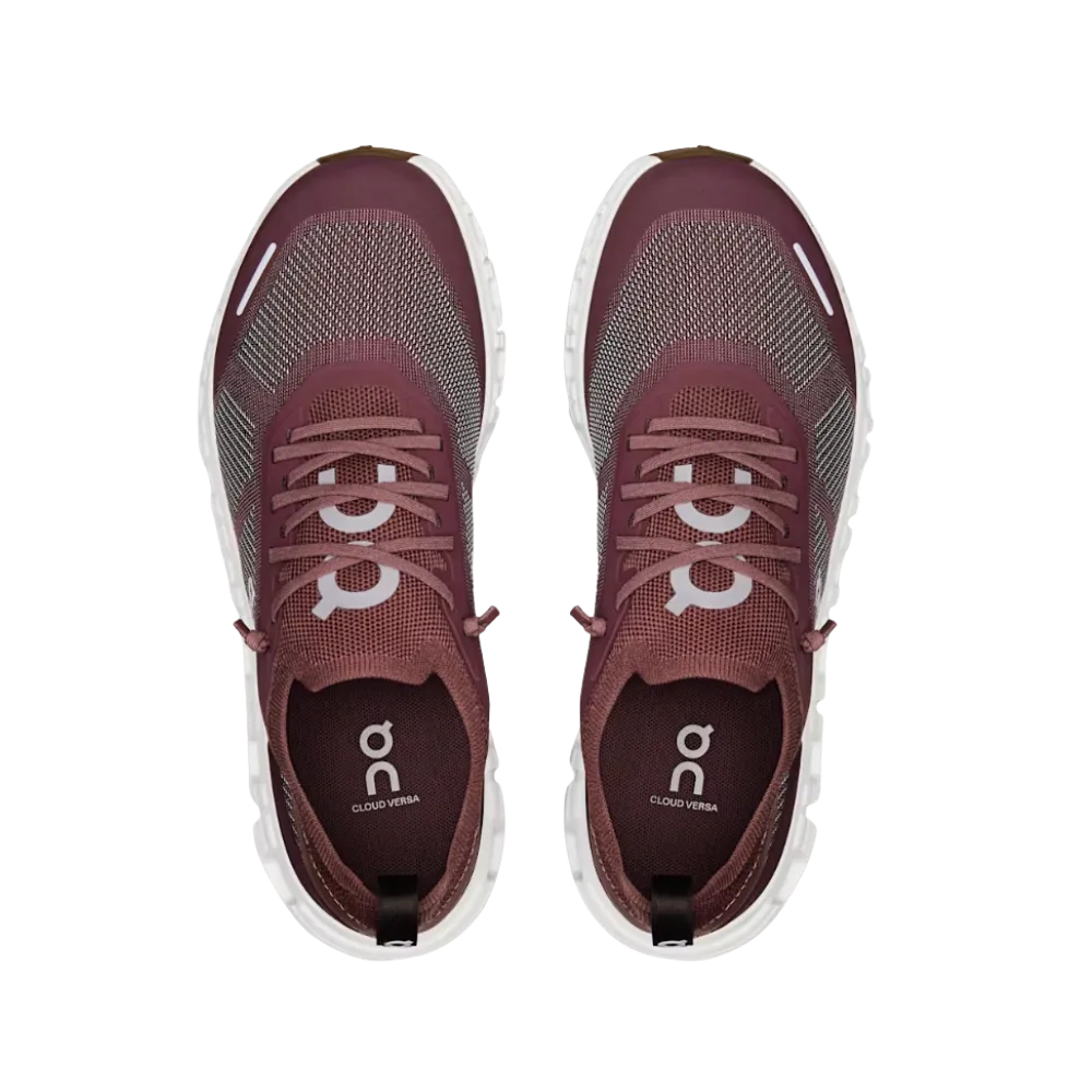On Running Cloud 6 Versa Mulberry | White