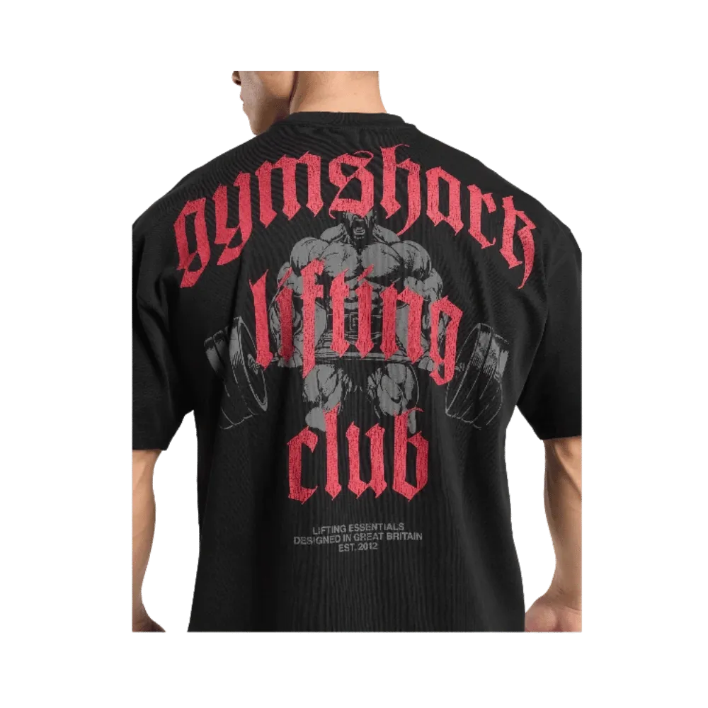 Gymshark Lifting Club Graphic T-Shirt Black