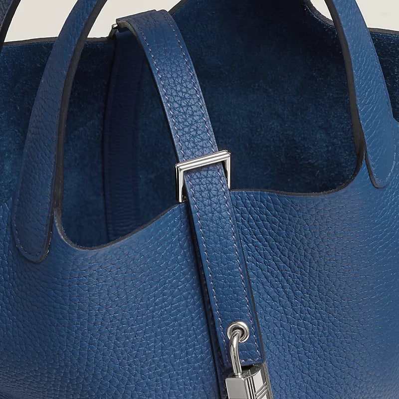 Picotin Lock 18 bag in Bleu Tie