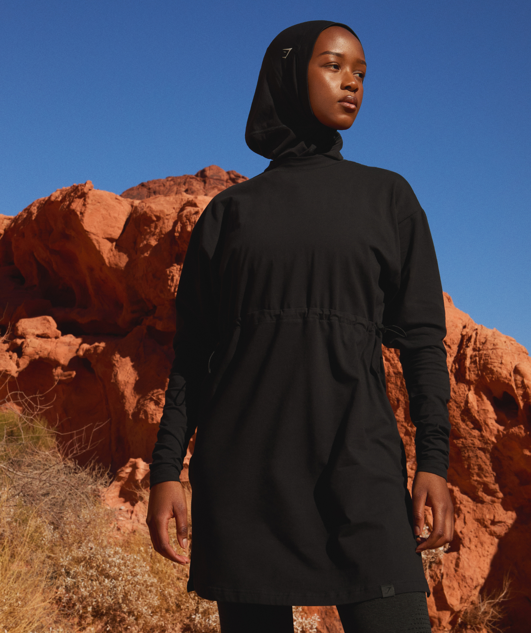 Gymshark GS x Leana Deeb Oversized Hoodie - Black