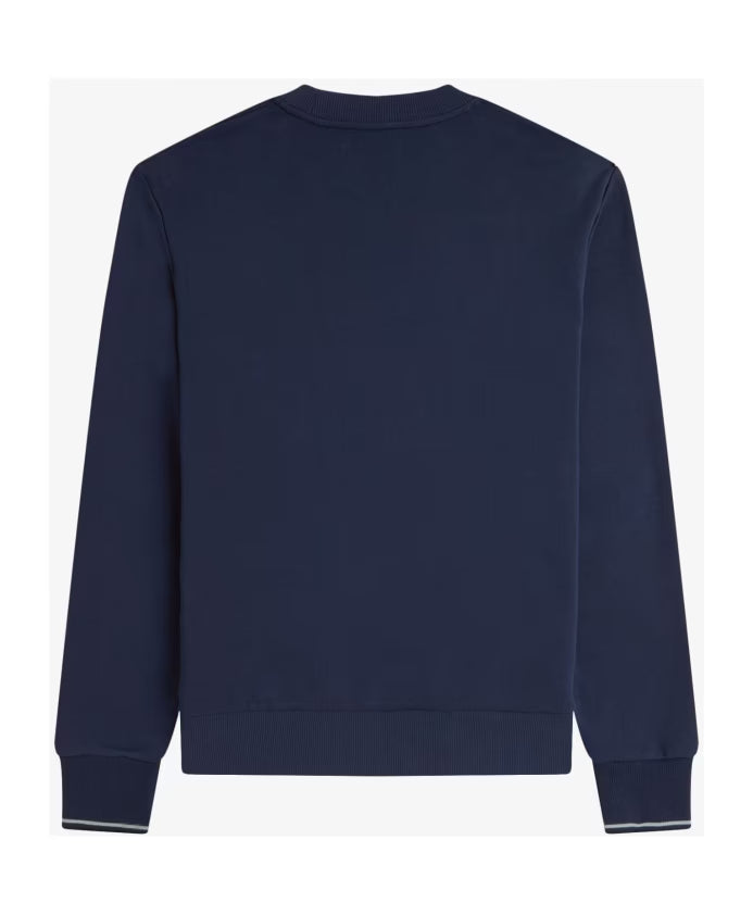 Fred Perry Classic Round Neck Cotton Sweatshirt