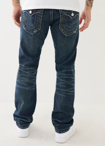 RICKY DISTRESSED FLAP STRAIGHT JEAN