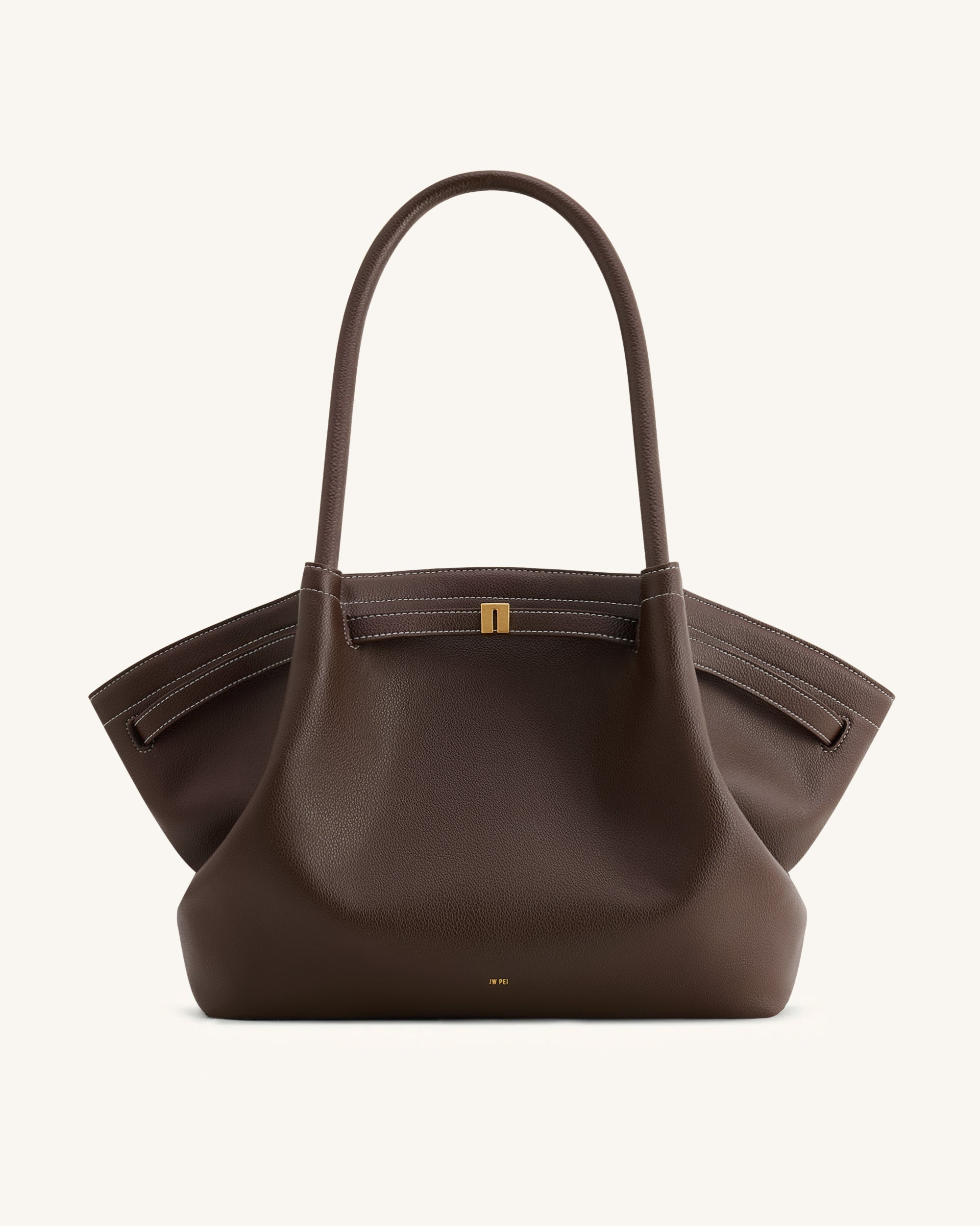 Hana Large Tote Bag - Elephant Grey Croc