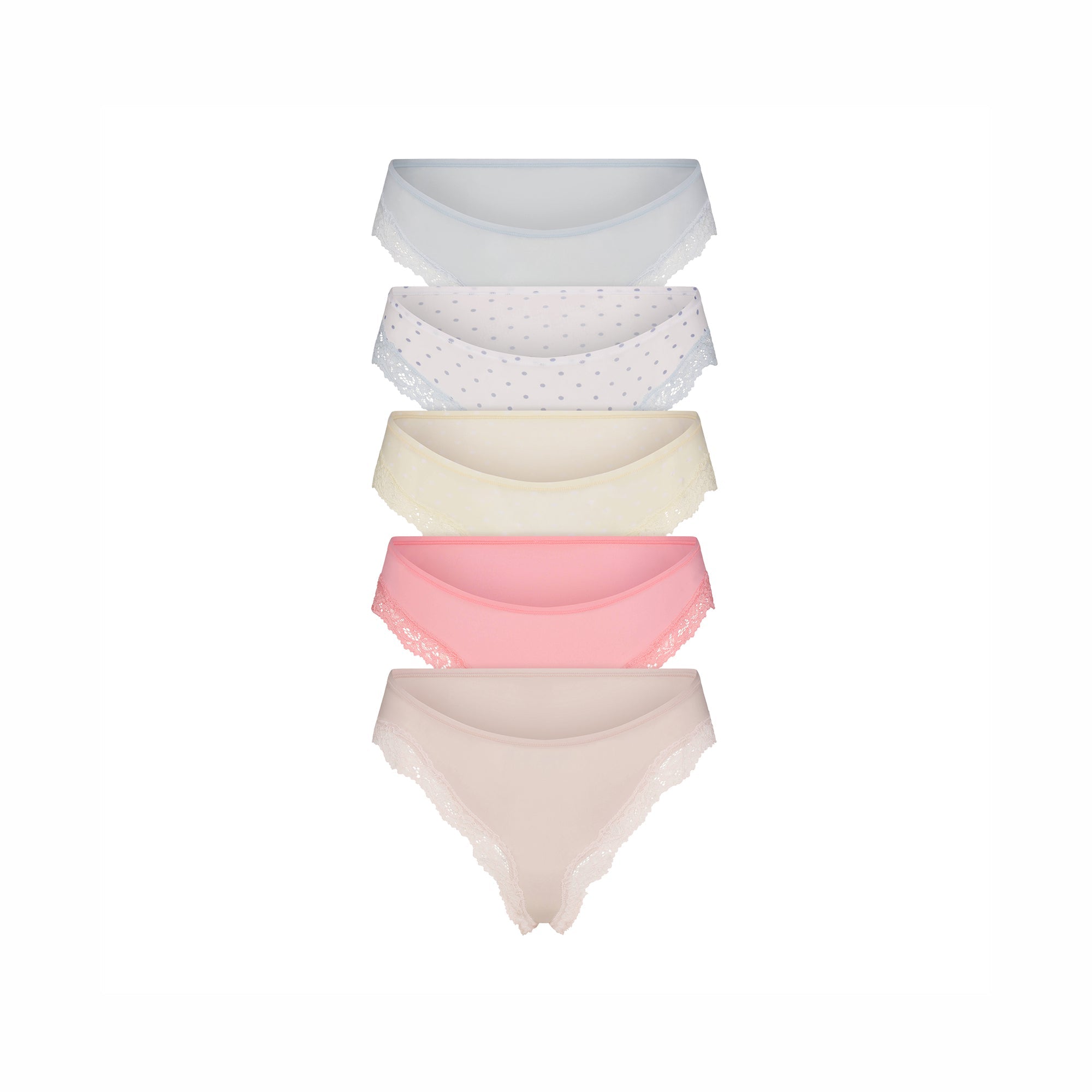 Fits Everybody Lace Cheeky Tanga 5-pack