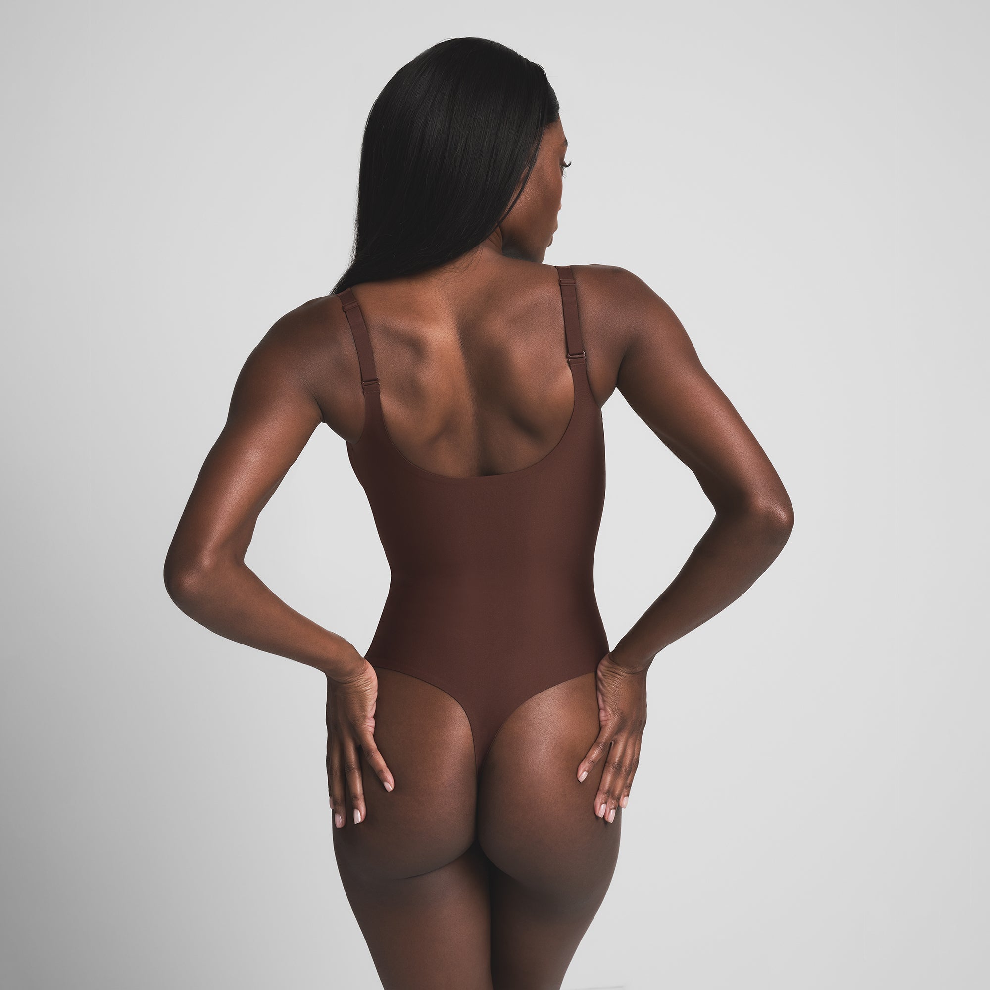 Skims Body Unlined Plunge Thong Bodysuit
