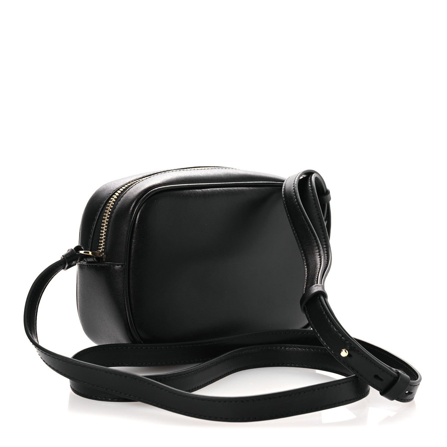Smooth Calfskin Vara Bow Camera Bag Black