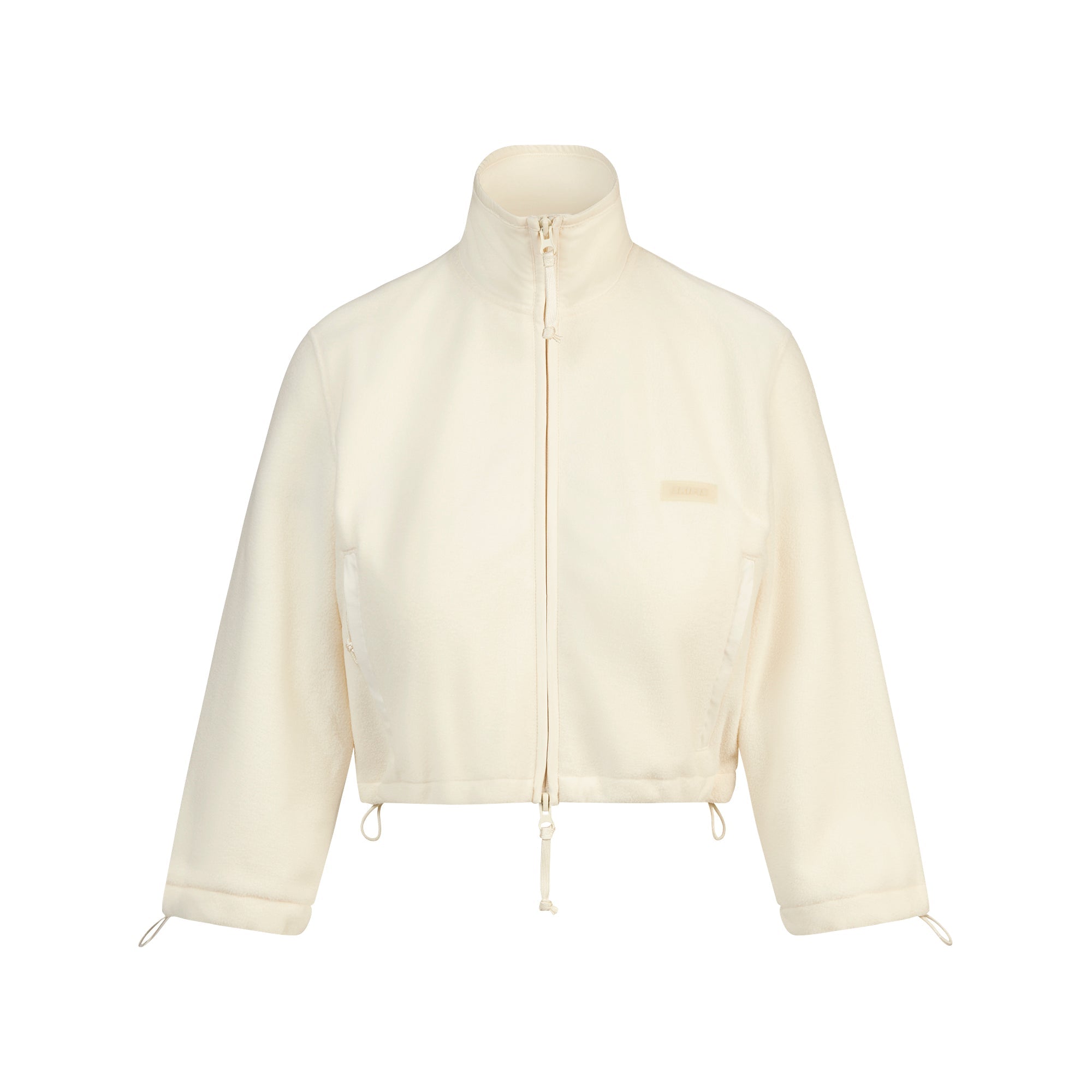 Outdoor Fleece Cropped 3/4 Sleeve Jacket