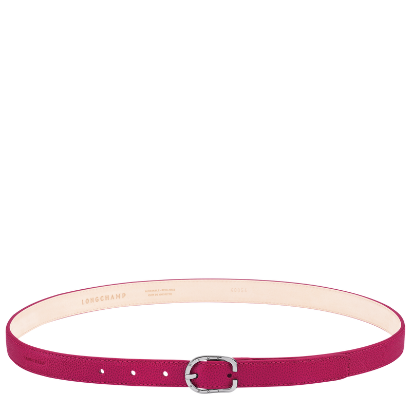 Le Foulonné Ladies' belt Beetroot - Leather