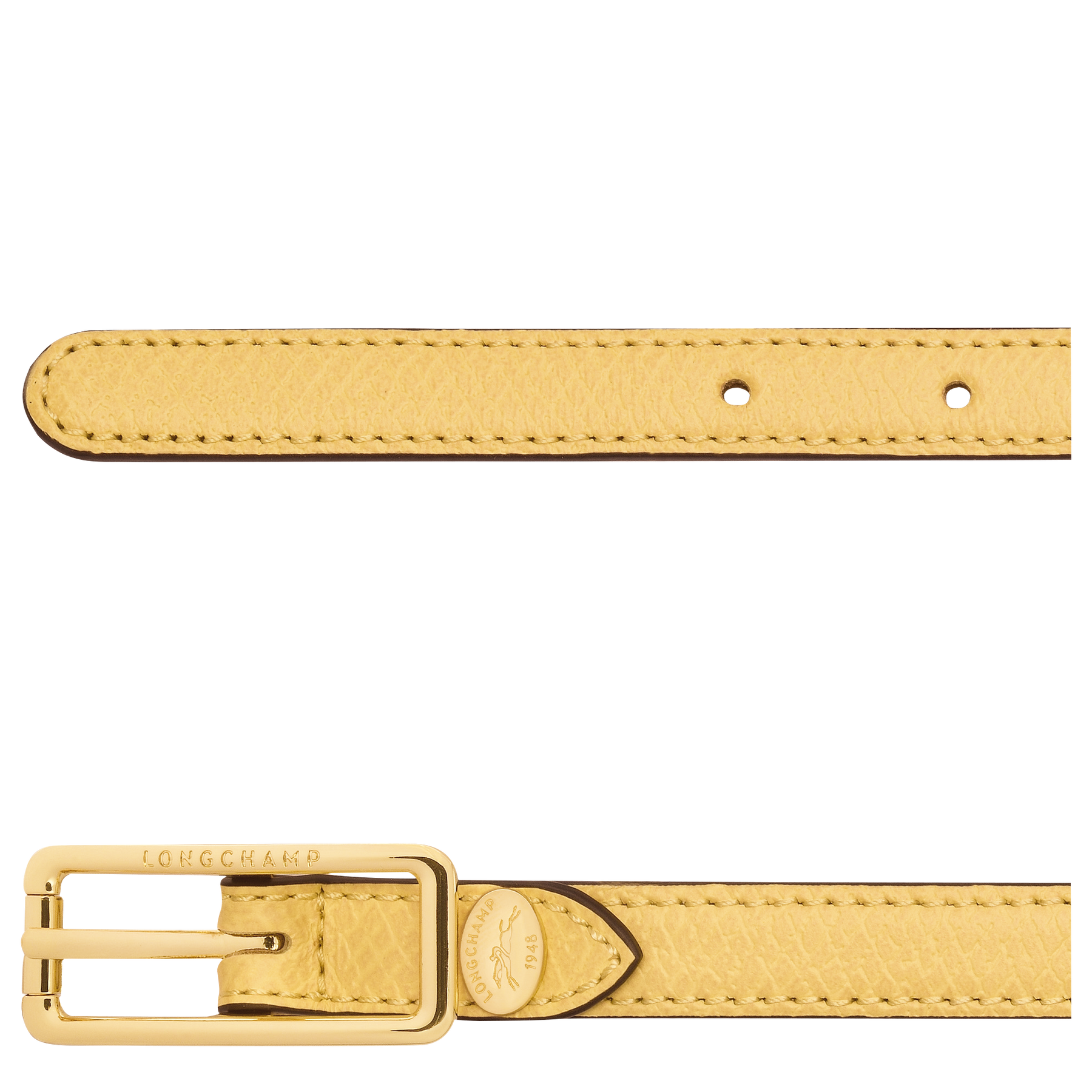 Épure Ladies' belt Yellow Chick - Leather