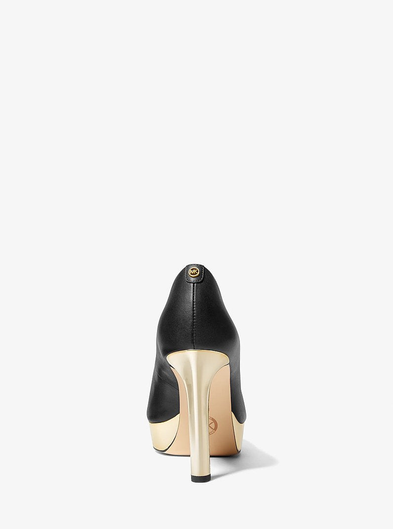 Chantal Leather Platform Pump