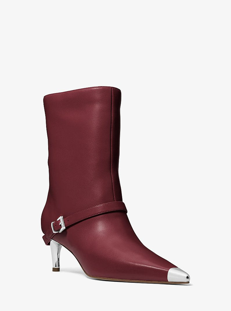 Kasia Leather Buckle Boot