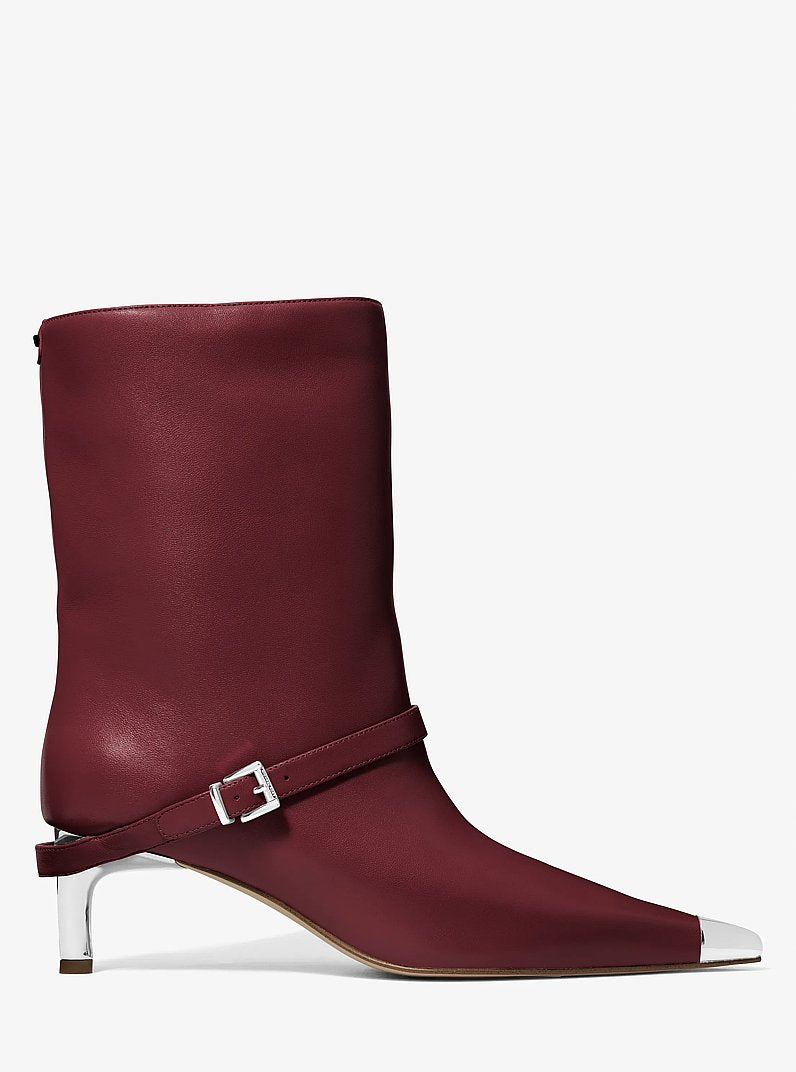 Kasia Leather Buckle Boot