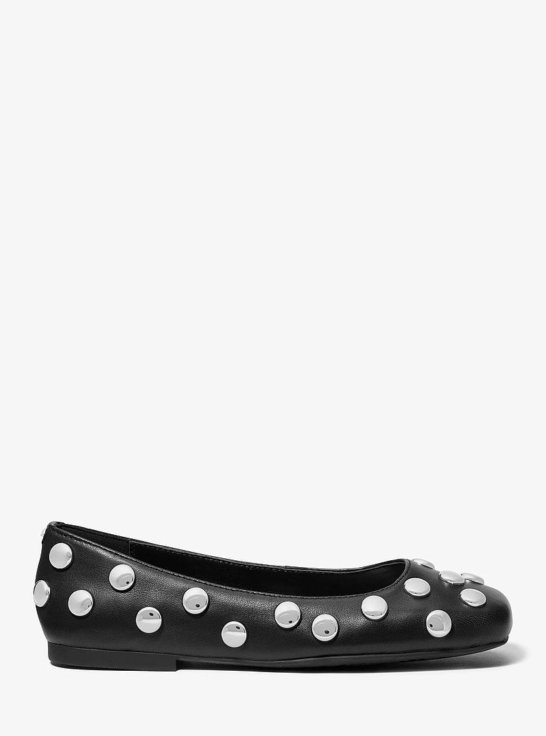 Matilda Studded Leather Ballet Flat
