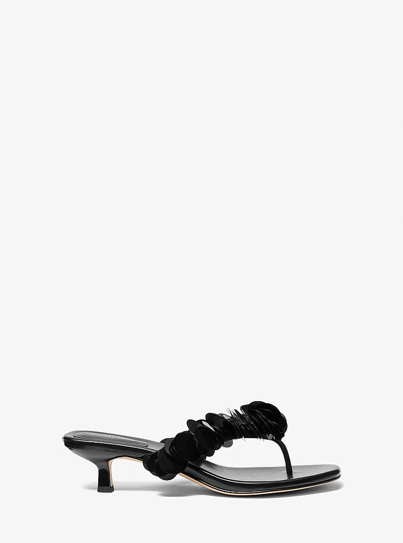 Loretta Sequin Embellished Sandal