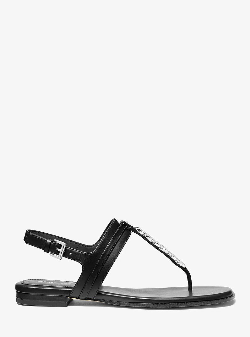 Marcia Embellished Leather Sandal