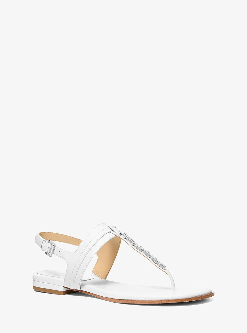 Marcia Embellished Leather Sandal