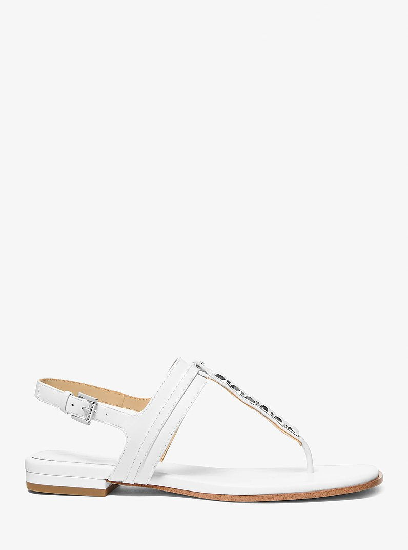 Marcia Embellished Leather Sandal