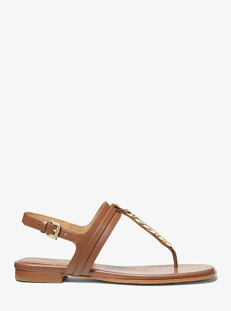 Marcia Embellished Leather Sandal