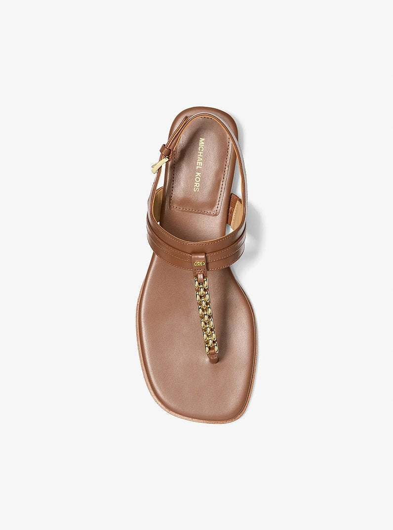 Marcia Embellished Leather Sandal