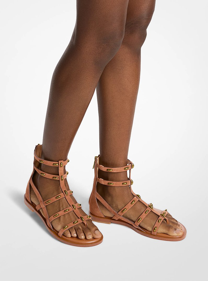 Noa Studded Suede Gladiator Sandal