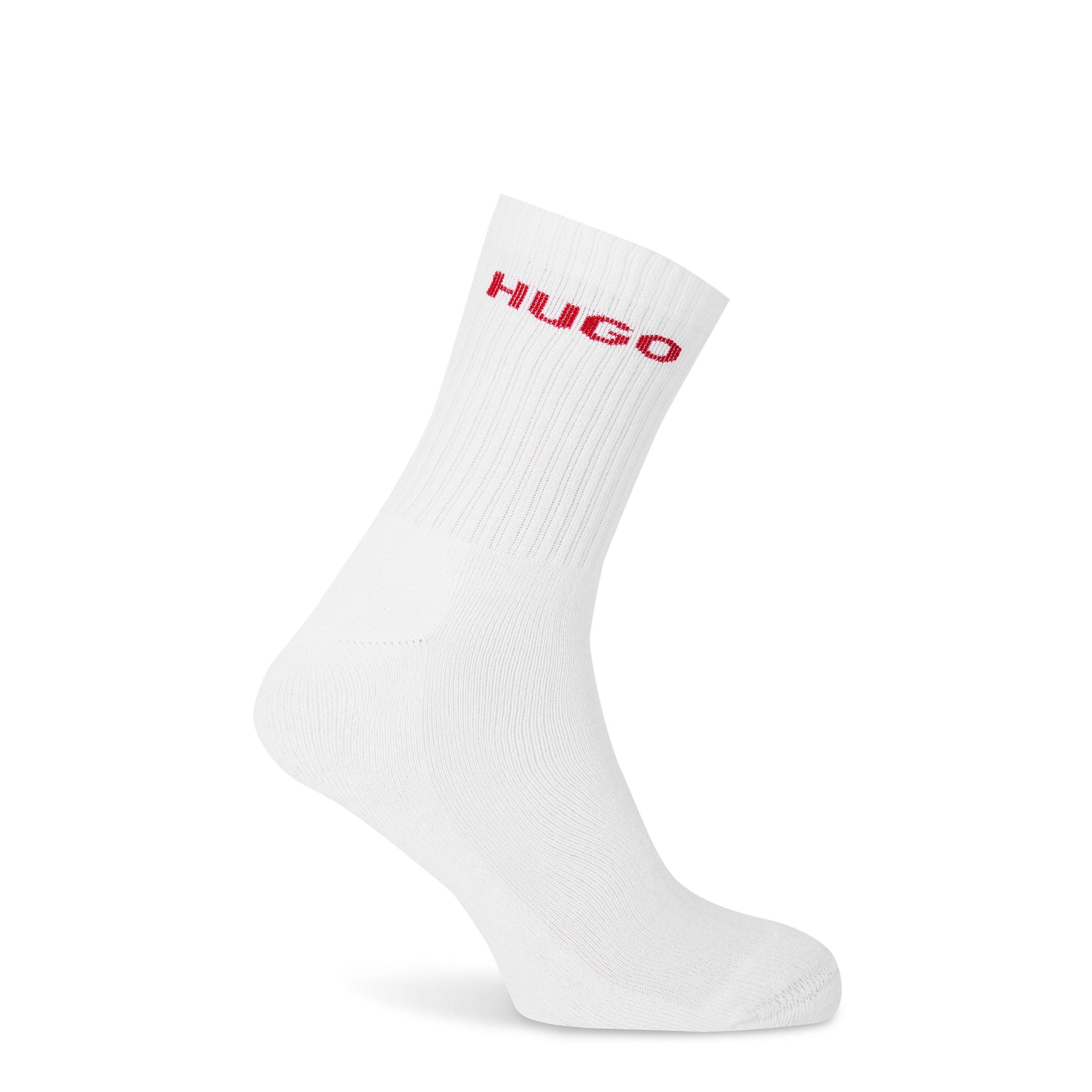 Men's Ribbed Logo 6-Pack Crew Socks