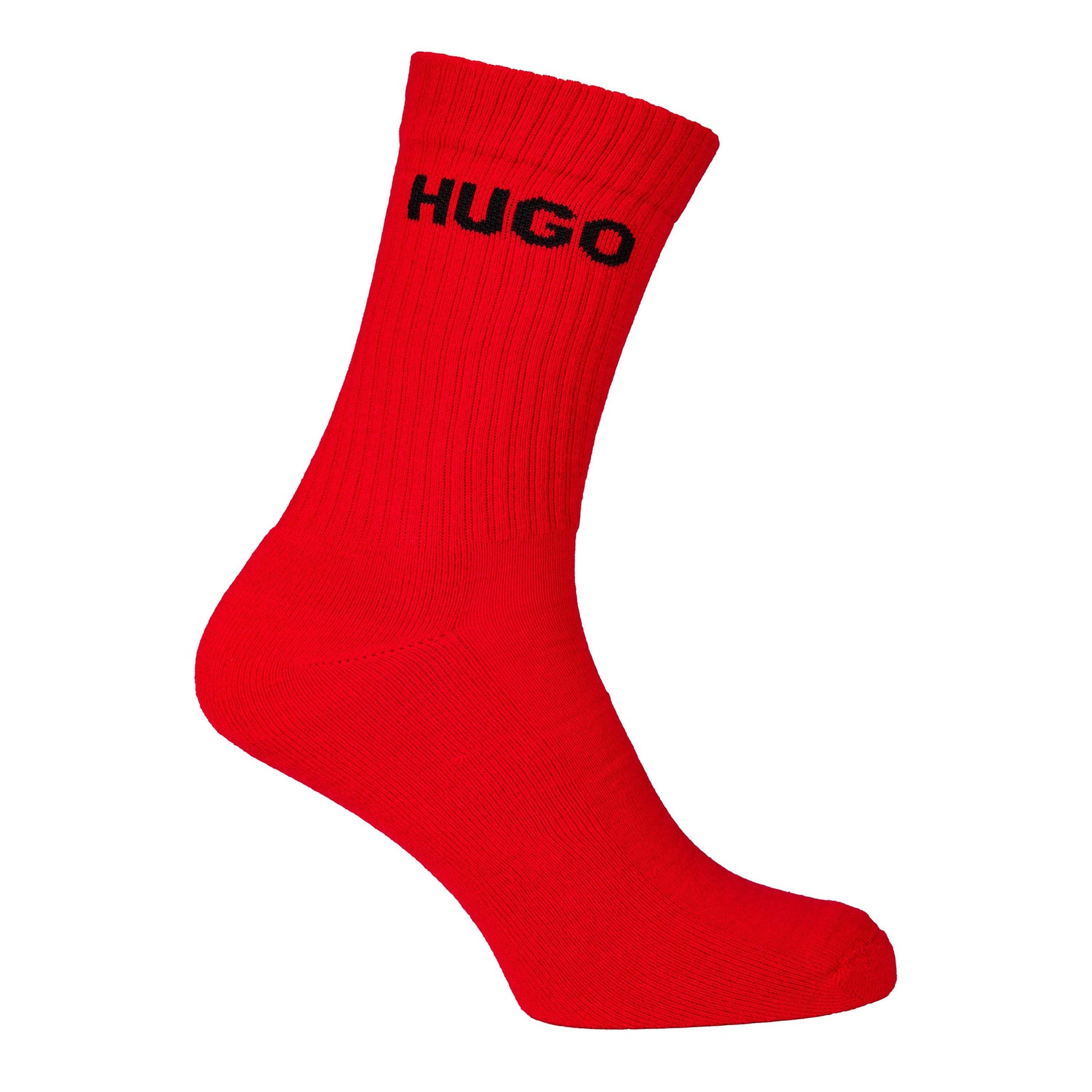 Men's Ribbed Logo 6-Pack Crew Socks