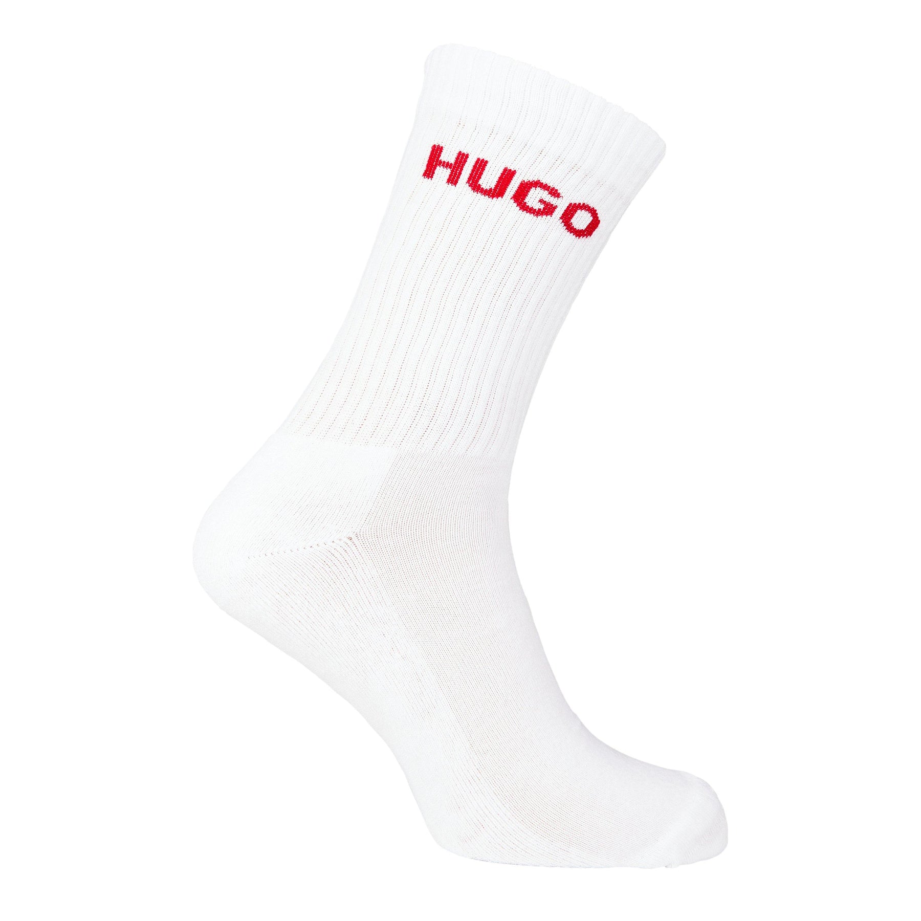 Men's Ribbed Logo 6-Pack Crew Socks