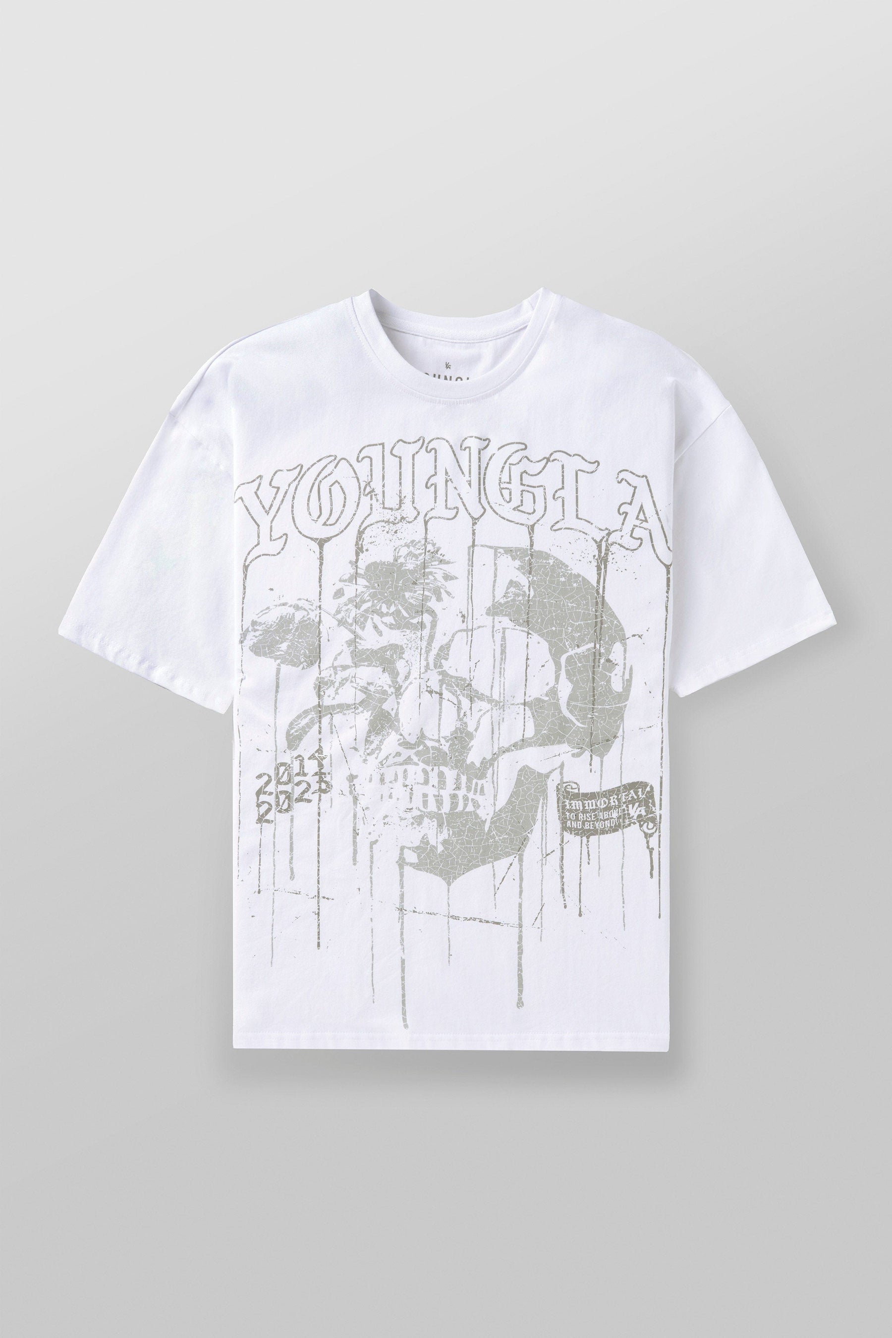 4116 - Floral Skull Tees