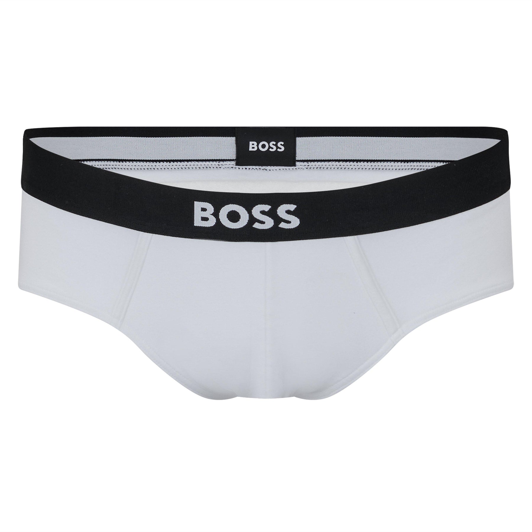 Three-pack of logo-waistband briefs