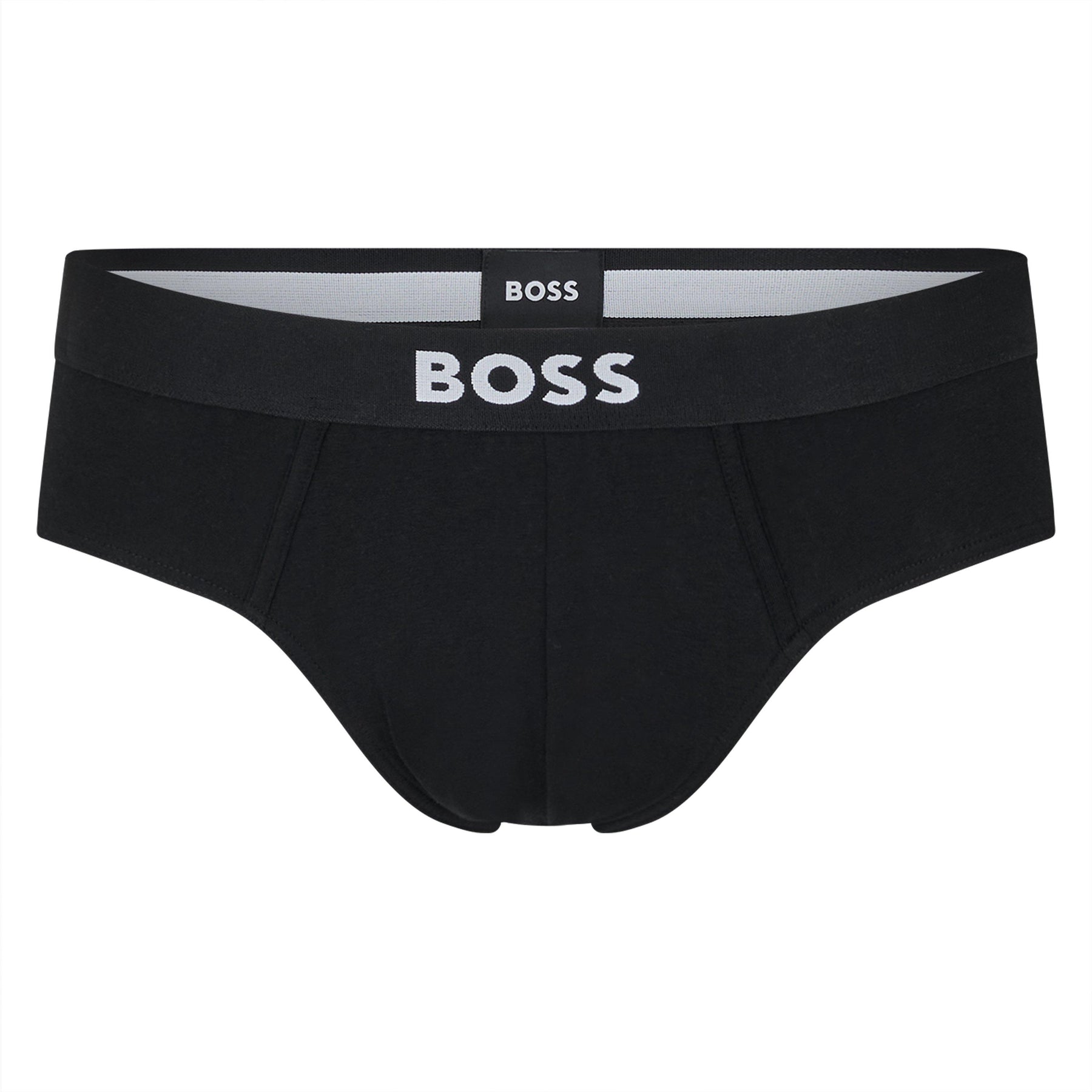 Three-pack of logo-waistband briefs