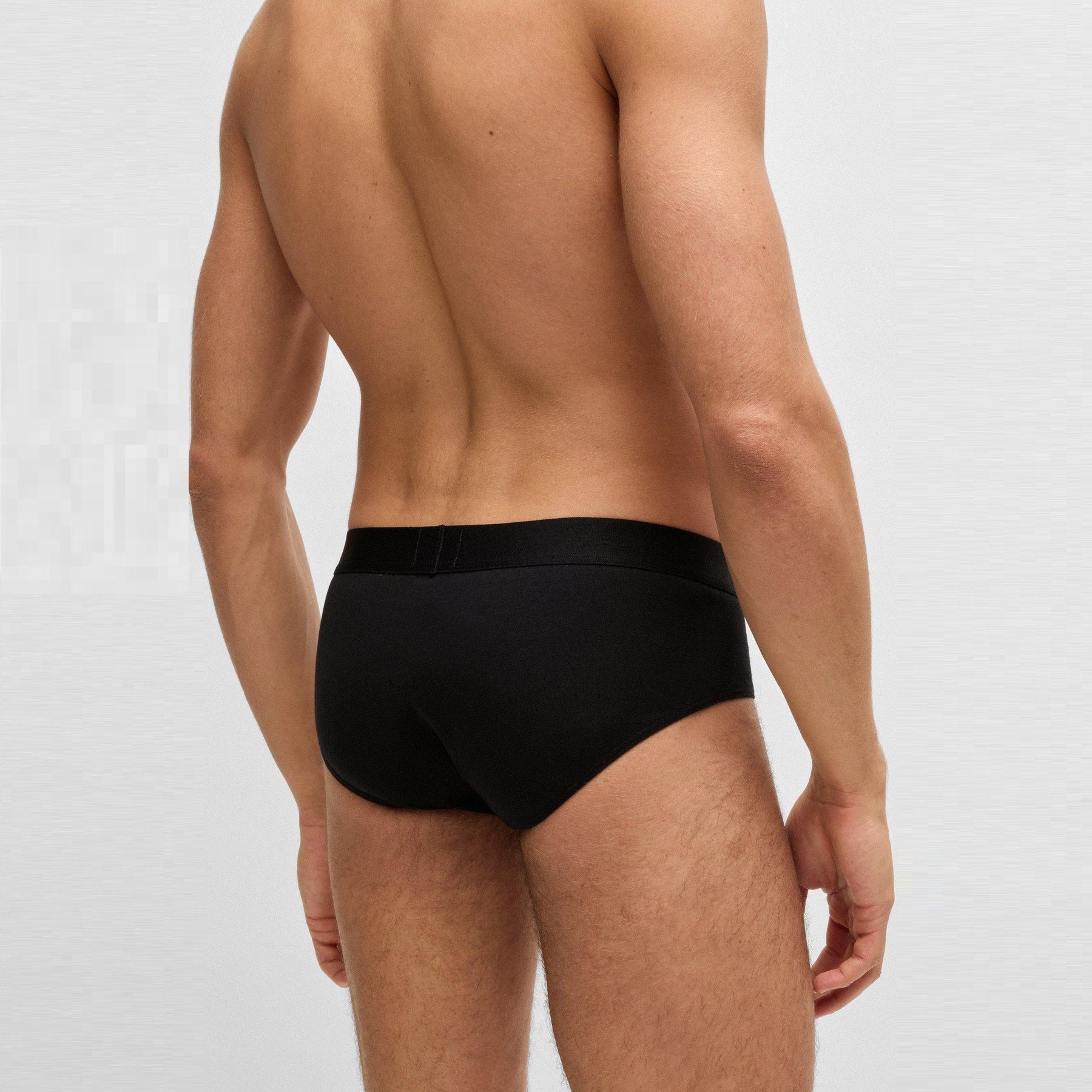 Three-pack of logo-waistband briefs